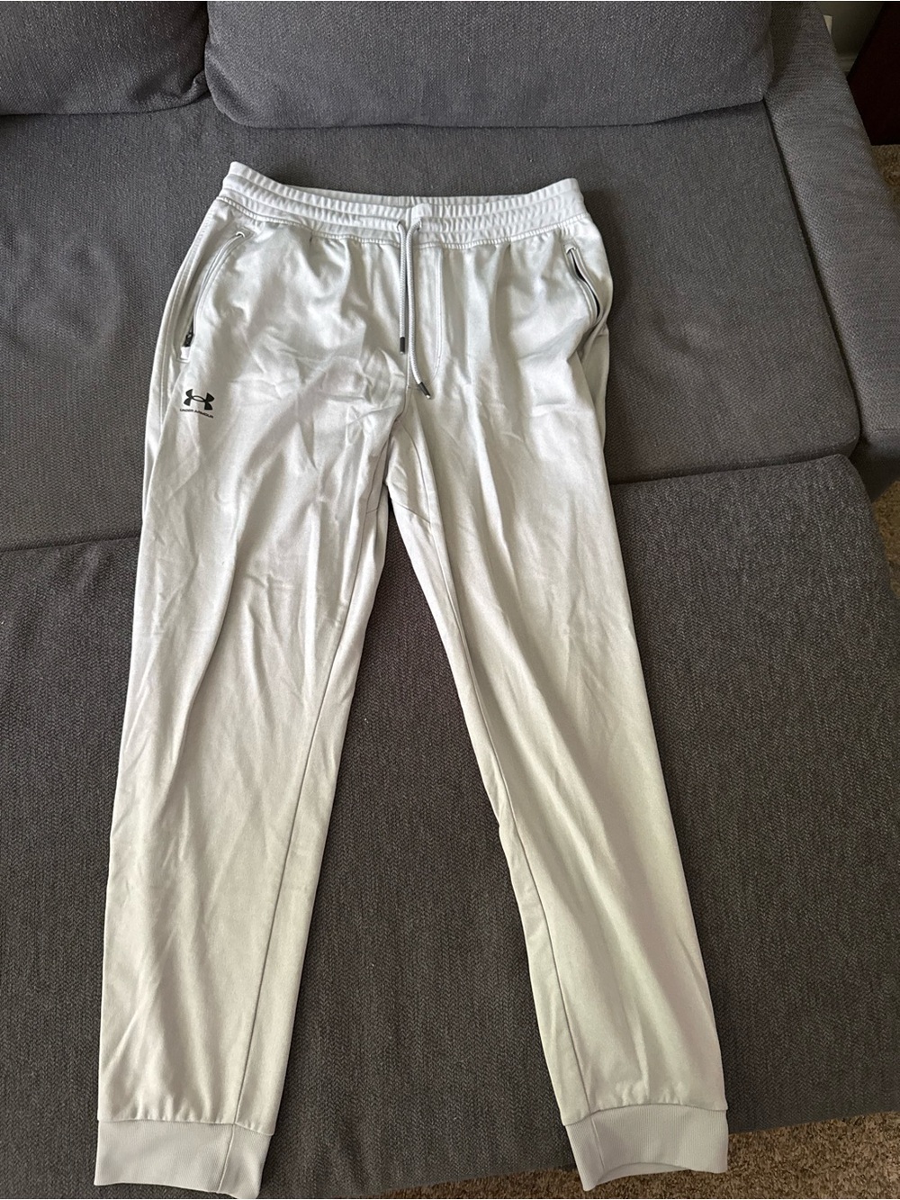 Under Armour White Men's Performance Joggers
